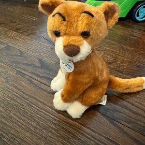 Vintage Thomas O’Malley Brown Plush Cat Aristocrats Stuffed Animal